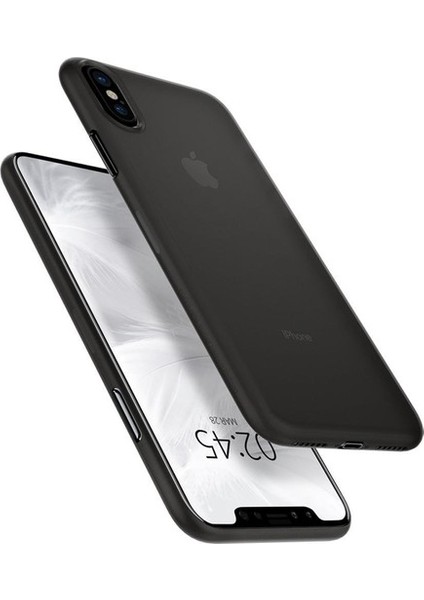 Apple iPhone XS / iPhone X Kılıf Air Skin (0.3 mm) Ultra İnce Black - 063CS24910