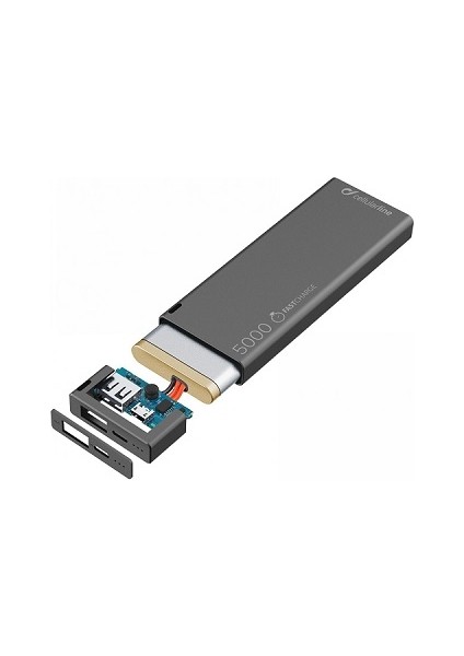 Slim Harici Şarj 5000 mAh - Siyah