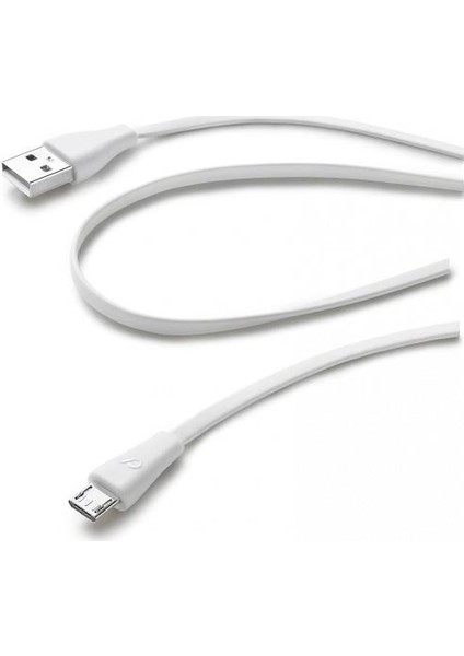 Cellularline Micro USB Data Kablosu Beyaz