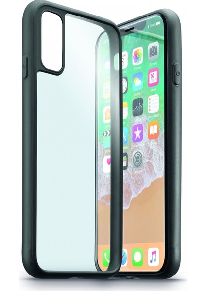 Cellularline iPhone X/XS Contour Şeffaf Sert Kılıf