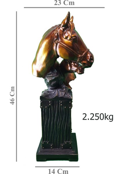 At Biblo Heykel Polyresın 46 cm