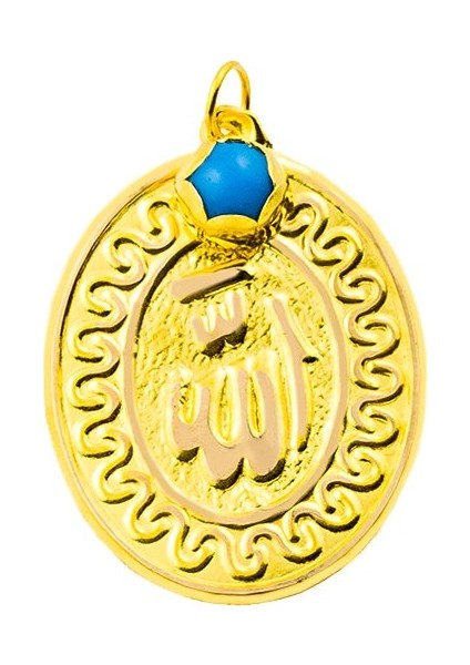 Boncuklu Allah Yazılı 14 Ayar Altın Maşallah fiyatları