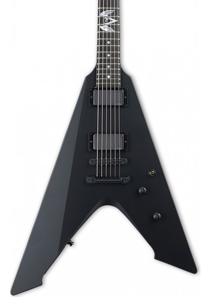 Ltd Vulture Black Satin James Hetfield Signature Elektro Gita