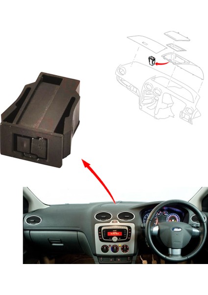 Ford Focus Torpido Kapak Kilidi ( 2005/2015)