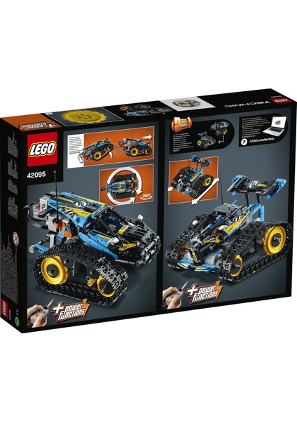 LEGO® Technic 42095 Uzaktan Kumandalı Gösteri Yarışçısı Yapım Seti (324 Parça) - Çocuk ve Yetişkin için Koleksiyonluk Oyuncak Araba