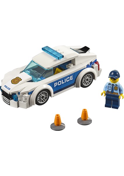 ® City 60239 Polis Devriye Arabası Yapım Seti - Çocuk Oyuncak Araba
