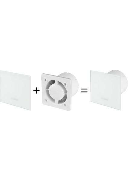 Banyo Aspiratörü / Fanı 1700 Serisi Mat Beyaz 125 mm çap fiyatları