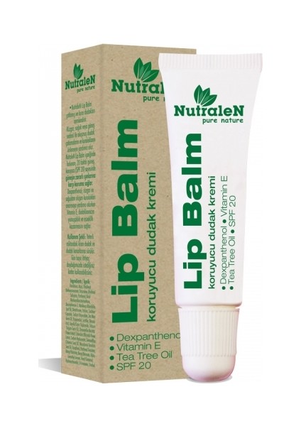 Lip Balm Koruyucu Dudak Kremi 10 ml