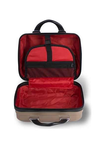 Diamond Abs 3'lü Valiz Seti Makyaj + Kabin + Orta Boy Rose Gold indirimleri