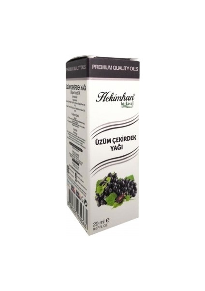Üzüm Çekirdeği Yağı 20 ml