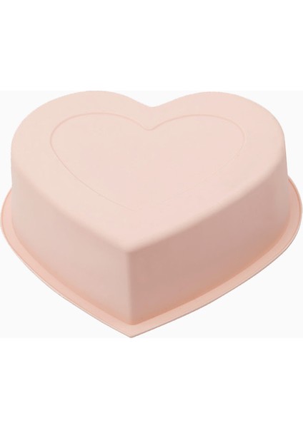 SL03 Pembe Renk Büyük Kalp Kek Kalıbı