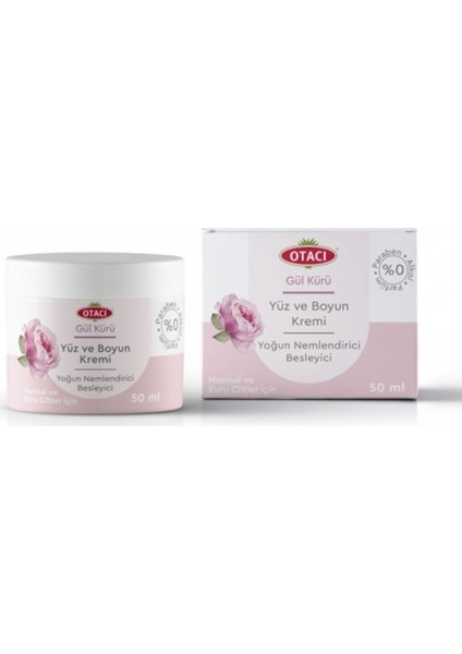 Gül Kürü Yüz ve Boyun Kremi 50 ml