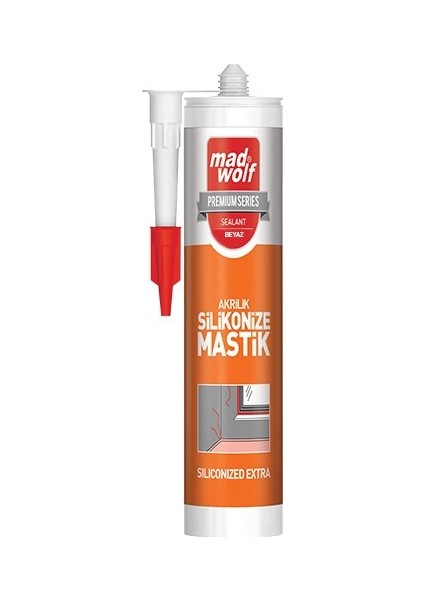 Silikonize Mastik Beyaz