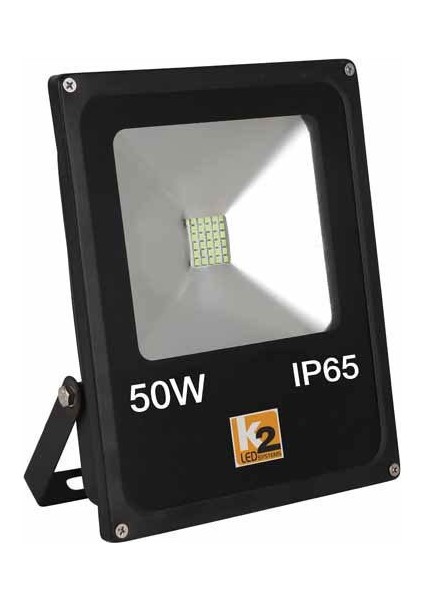 50W Ledli Siyah Kasa Projektör (SMD)