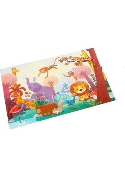 Harika Ormanı / 24 Parça Ahşap Puzzle