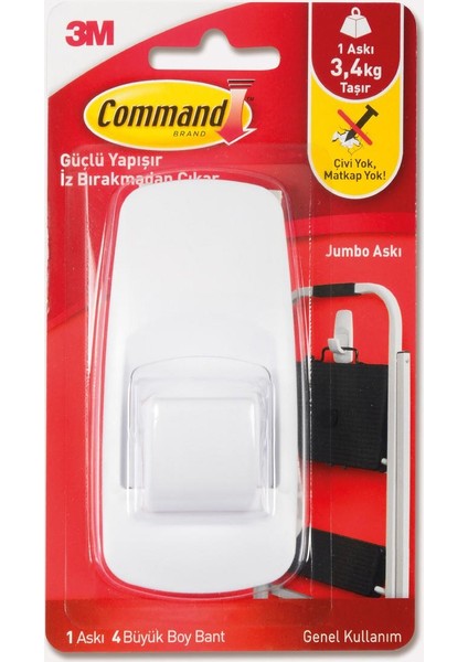 Command  17004 Askı Büyük Jumbo 3 Kg