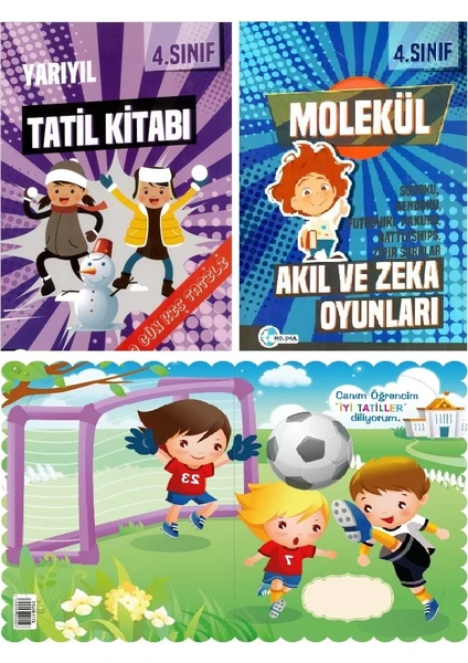 Molekül 4. Sınıf Yarıyıl Tatil Kitabı Seti