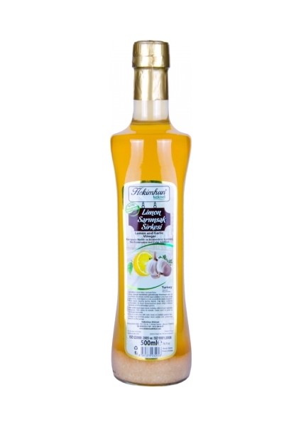 Sarımsaklı Limon Sirkesi 500 ml