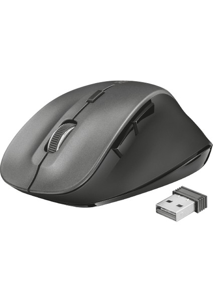 22878 Ravan Ergonomik 1600DPI Kablosuz Mouse Siyah