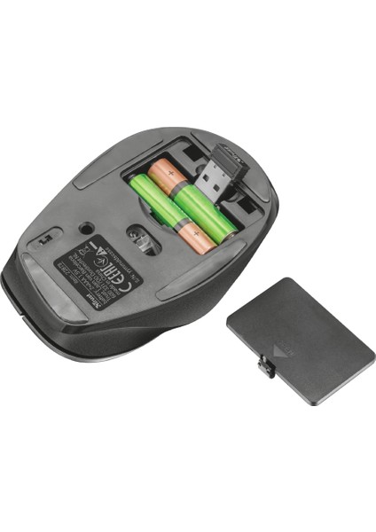 22878 Ravan Ergonomik 1600DPI Kablosuz Mouse Siyah