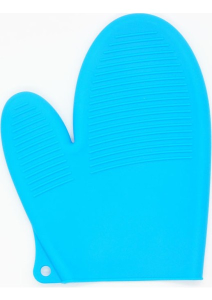 Fırın Eldiveni Silikon Kaymaz Su Geçirmez Yanmaz Silikon Eldiven - Dev Boy