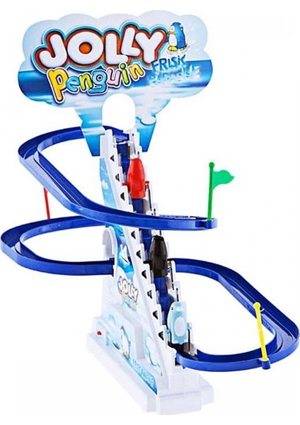 Pilli Çılgın Merdivenli Penguenler