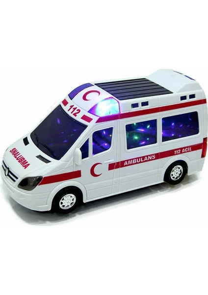 Can Ali Sesli 3D Işıklı Ambulans