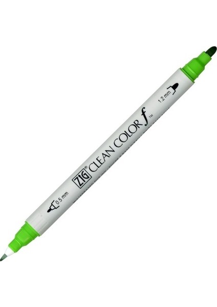Clean Color Çift Keçe Uçlu Fosforlu Yeşil Kalem Tcs6000T004
