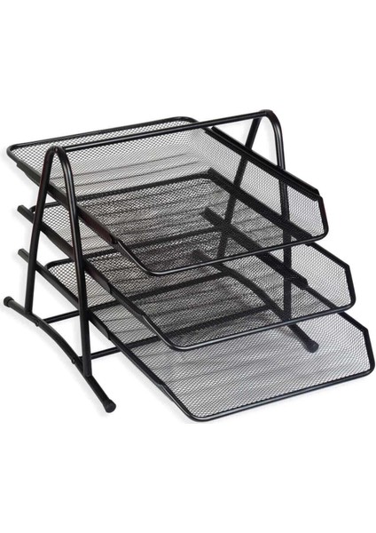 Pıano Perfo Evrak Rafı 3'Lü Siyah