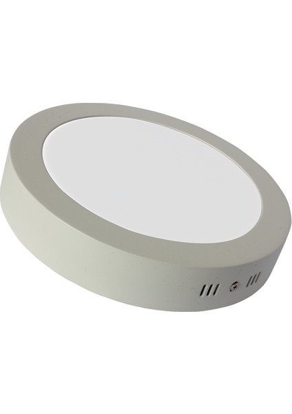Sıva Üstü Slim Led Downlight Beyaz Gövde 20W Yuvarlak 6500K Beyaz Işık