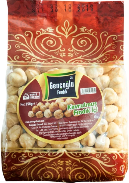 Kavrulmuş Fındık 250 gr