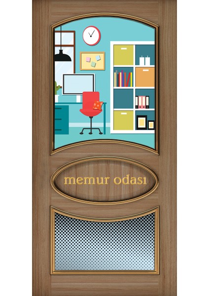 Memur Odası Kapı Giydirme