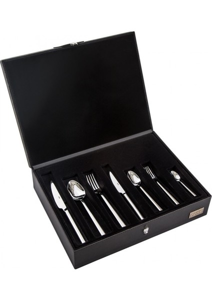 Deniz Sade 84 Parça Deri Kutulu Çatal Kaşık Bıçak Takımı 18-10 304 fırsatları