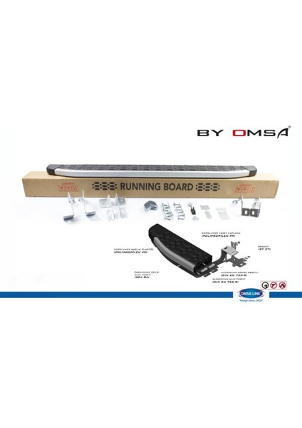 Kia Soul Blackline Yan Basamak Alüminyum 2008 ve Sonrası