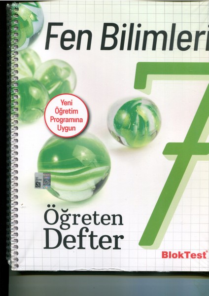 7 Fen Bilimleri Öğreten Defter