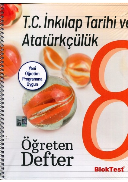 8 T.C. İnkılap Tarihi Ve Atatürkçülük Öğreten Defter