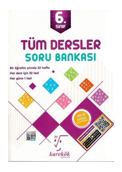 Karekök Yayıncılık 6. Sınıf Tüm Dersler Soru Bankası