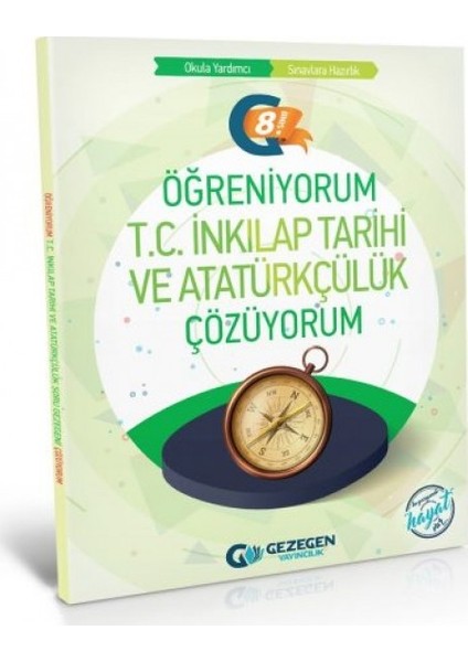 Gezegen Yayıncılık 8.Sınıf T.C. Inkılap Tarihi Öğreniyorum Çözüyorum (2 Fasikül)