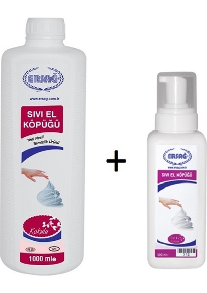 Sıvı El Köpüğü 1000 ml. + Sıvı El Köpüğü Aparatı 500 ml.