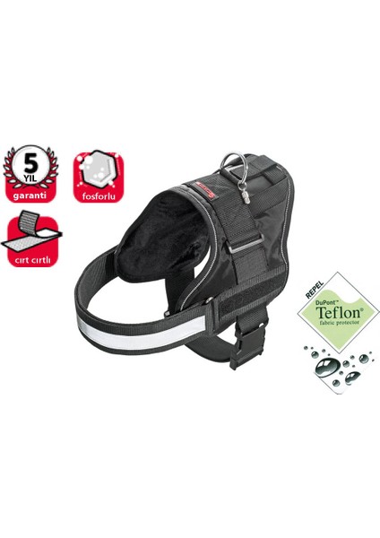 Teflon Ref.İsimli.Göğ.Tas.Xl 80-100Cm Siyah