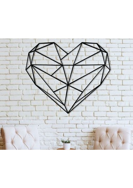 Geometrik Kalp Metal Tablo fiyatları
