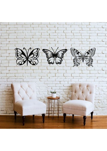 Kelebekler Metal Tablo