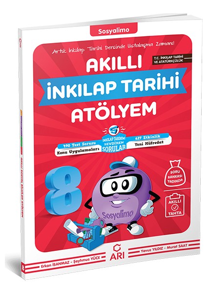 Arı Yayıncılık 8.Sınıf Sosyalimo Akıllı İnkılap Tarihi Atölyem