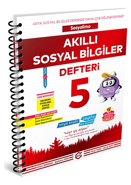 Arı Yayıncılık 5.Sınıf  Sosyal Bilgiler Defteri