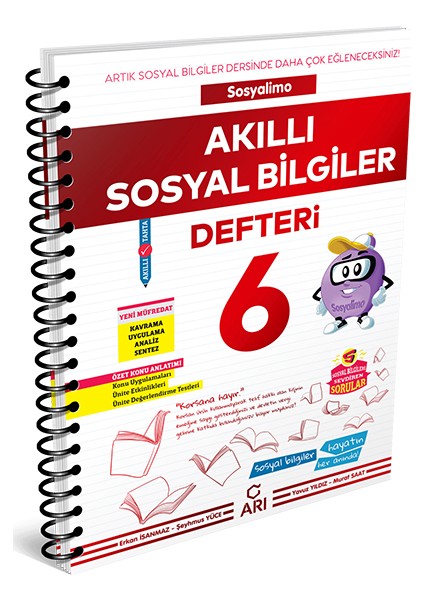 Arı Yayıncılık 6.Sınıf  Sosyal Bilgiler Defteri