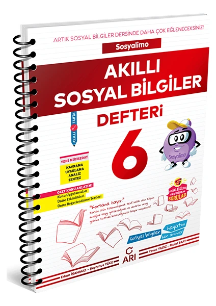 Arı Yayıncılık 6.Sınıf  Sosyal Bilgiler Defteri