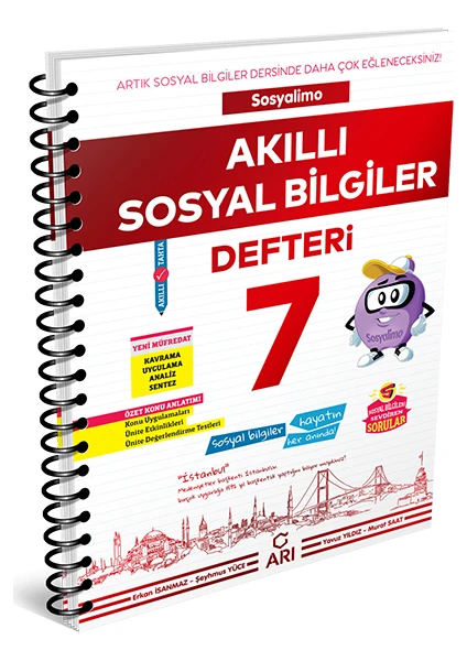 Arı Yayıncılık 7.Sınıf  Sosyal Bilgiler Defteri