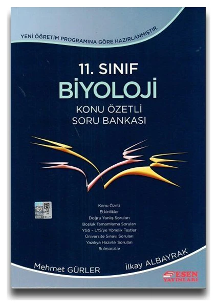 Esen Yayınları 11. Sınıf Biyoloji Konu Özetli Soru Bankası