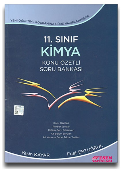 11. Sınıf Kimya Konu Özetli Soru Bankası