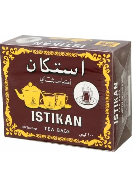 İstikan Tea Kokusuz Bardak 100 Adet Sallama Poşet Çay